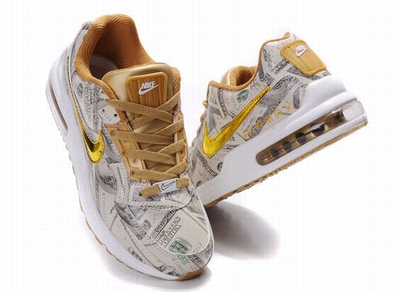 New Men'S Nike Air Max Ltd Gold/Gray